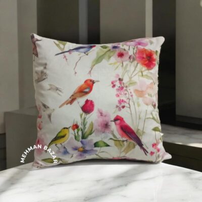 peacock/ Animal Digital print cushion cover MEHMAN BAZAR