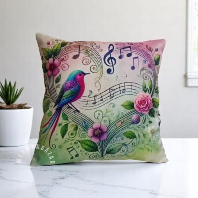 peacock/ Animal Digital print cushion cover MEHMAN BAZAR