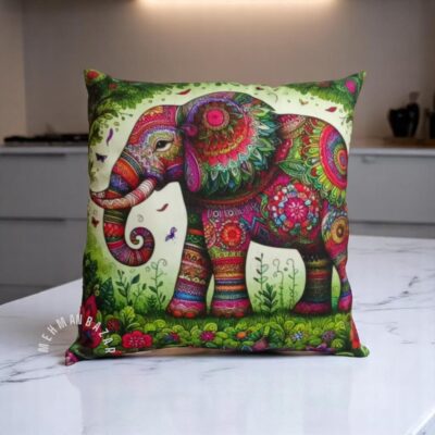 peacock/ Animal Digital print cushion