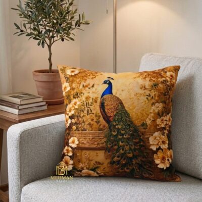 peacock/ Animal Digital print cushion cover MEHMAN BAZAR