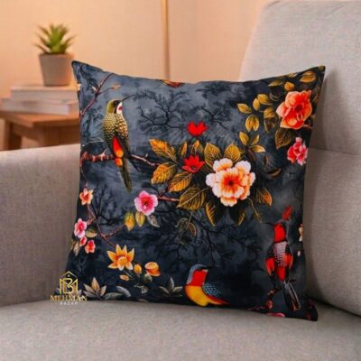 peacock/ Animal Digital print cushion cover MEHMAN BAZAR
