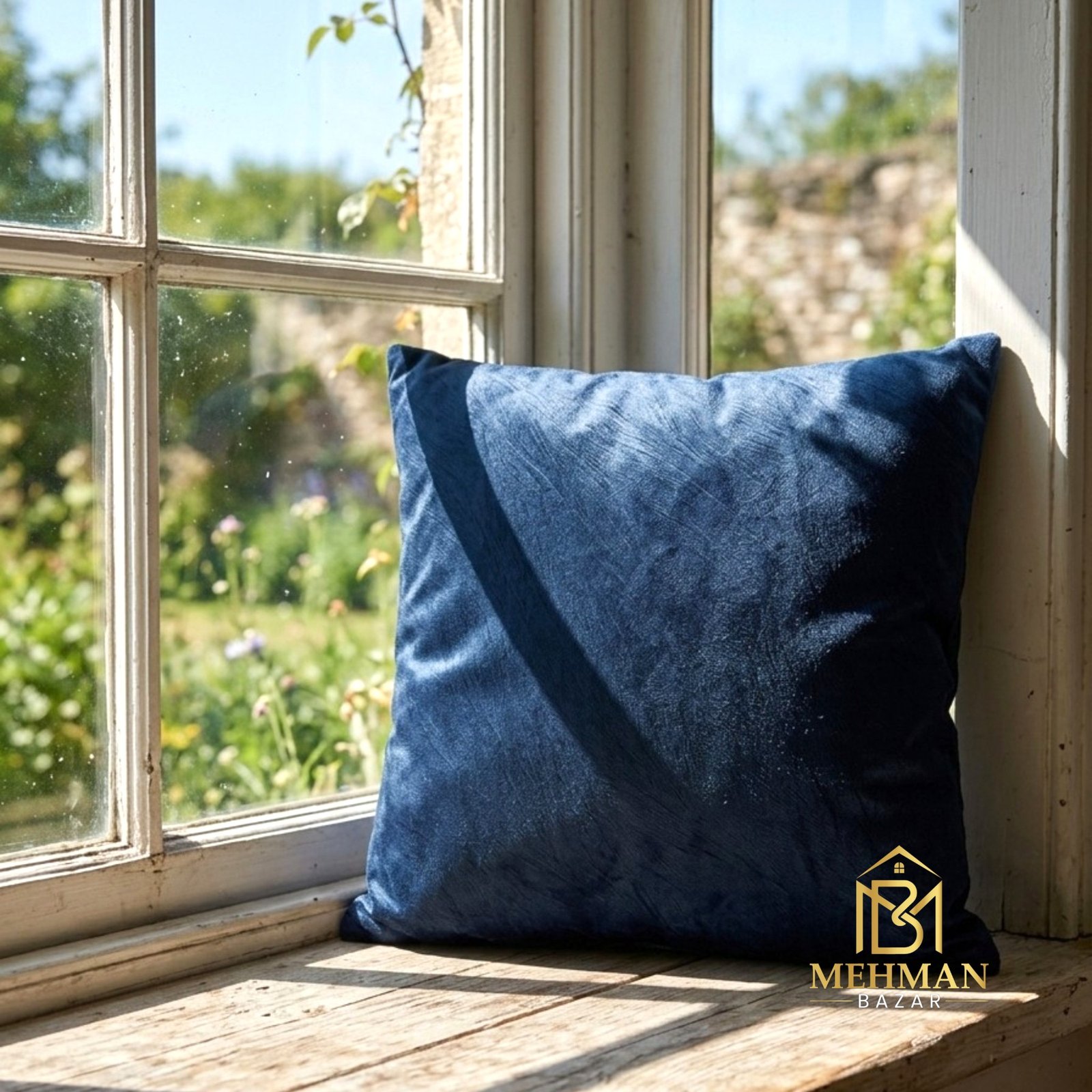 Luxury Textured Velvet Cushion Cover 16x16 | Silk Back & Side Zip - Image 2