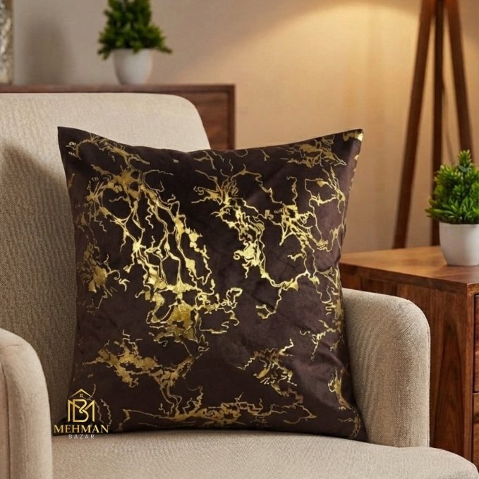 Texture Velvet Cushion Cover 16x16 | Silk Back with Side Zipper - Image 4