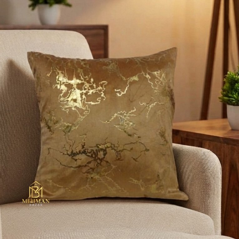 Texture Velvet Cushion Cover 16x16 | Silk Back with Side Zipper - Image 3