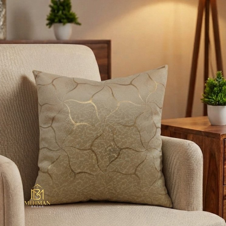 Texture Velvet Cushion Cover 16x16 | Silk Back with Side Zipper - Image 7