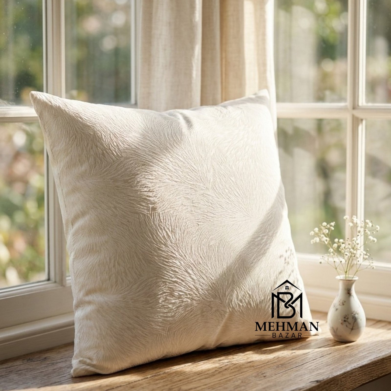Luxury Textured Velvet Cushion Cover 16x16 | Silk Back & Side Zip - Image 9